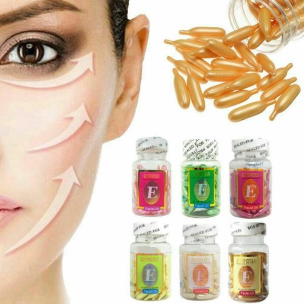 کپسول ضد چروک ویتامین E دورچشم