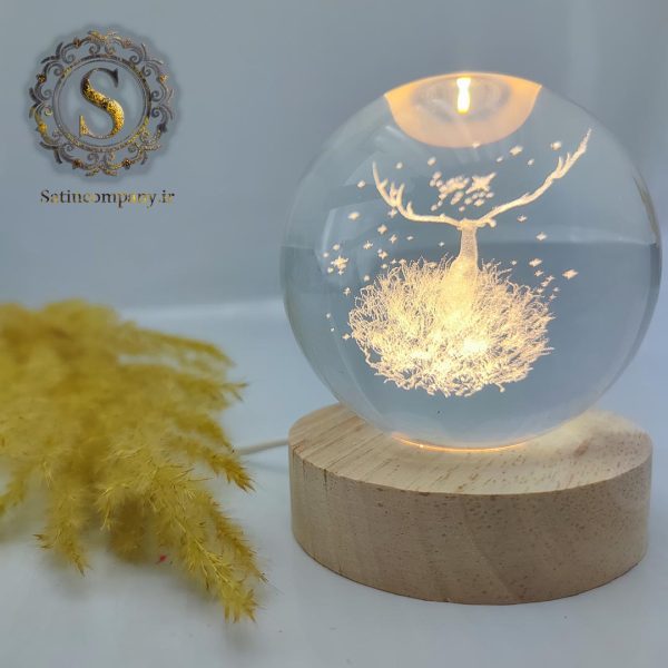 چراغ خواب گوی کریستال