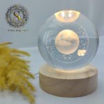 چراغ خواب گوی کریستال