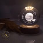 چراغ خواب گوی کریستال