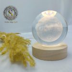 چراغ خواب گوی کریستال