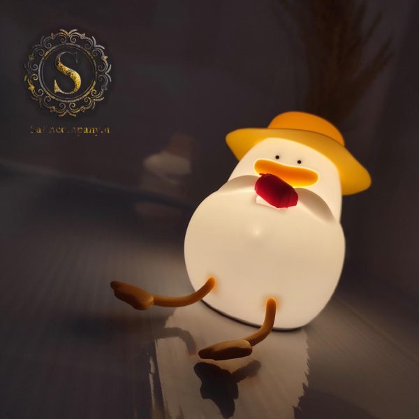 چراغ خواب سیلیکونی اردک