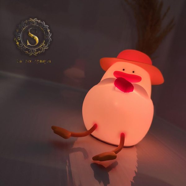 چراغ خواب سیلیکونی اردک