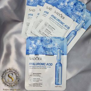 ماسک ورقه‌ای هیالورونیک اسید آمپول سادور