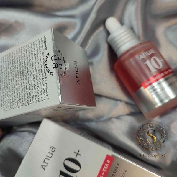 سرم ضد لک نیاسینامید 10% ترانگزامیک اسید آنوا