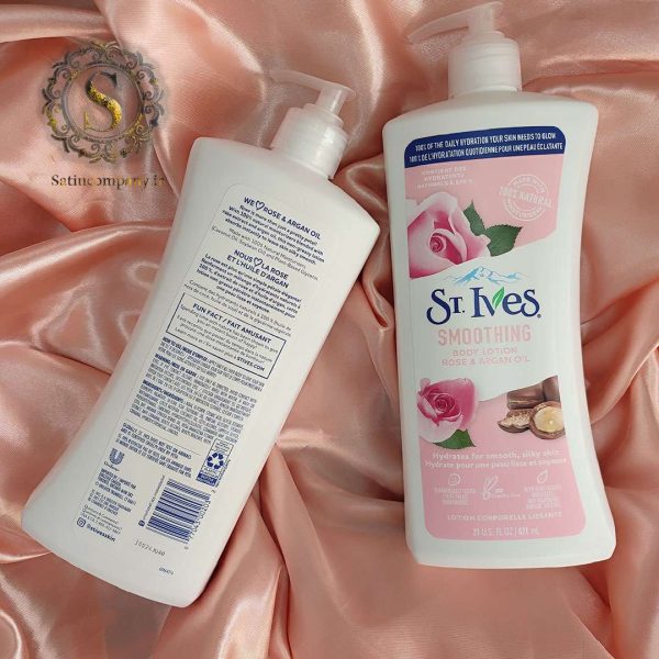 لوسیون بدن گل رز و روغن آرگان سنت ایوز