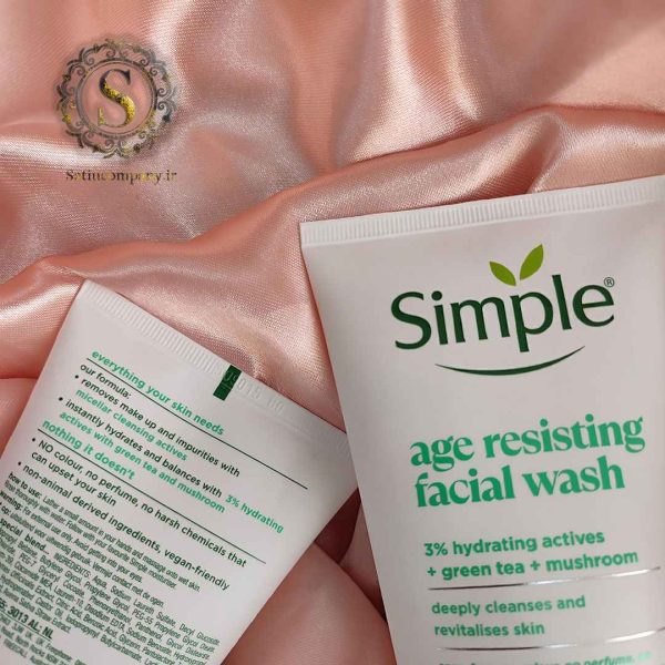 ژل شستشو ضد پیری سیمپل
