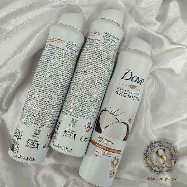 اسپری ضدتعریق DOVE مدل نارگیل و گل یاسمن