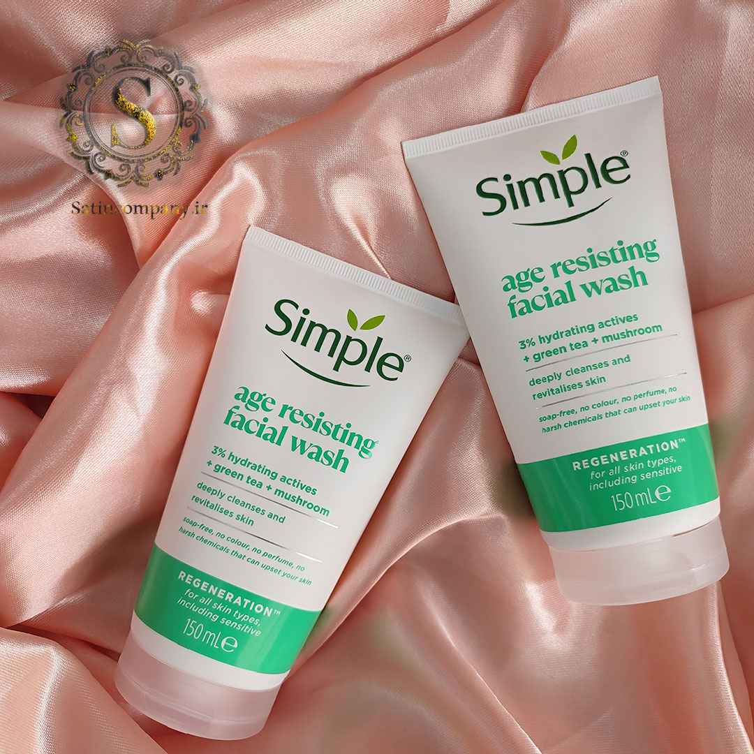 ژل شستشو ضد پیری سیمپل ژل شستشو ضد پیری سیمپل