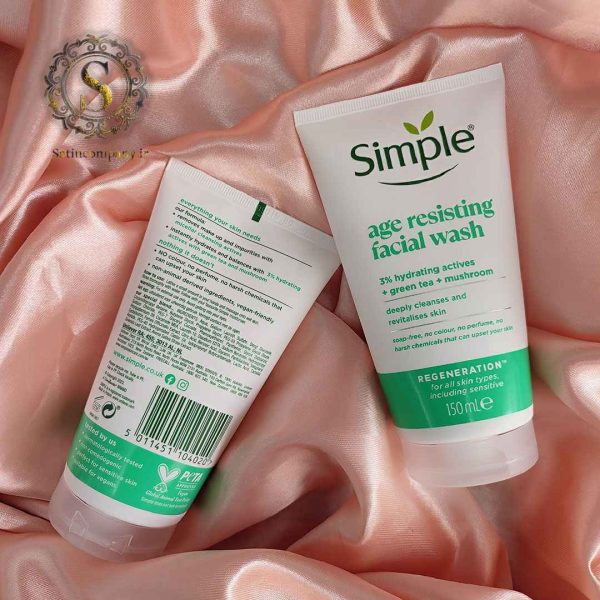 ژل شستشو ضد پیری سیمپل